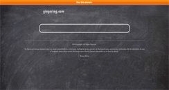 Desktop Screenshot of gingering.com